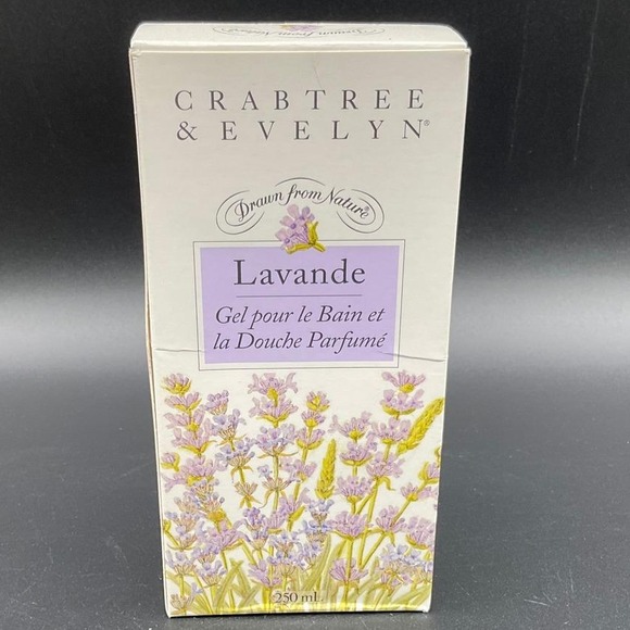 Vintage Crabtree & Evelyn Lavender Bath‎ & Shower Gel Sealed 250mL Discontinued - Picture 1 of 7